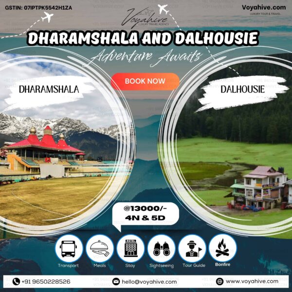 Dharamshala Mcleodganj and Dalhousie Tour Package